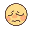Sad Face Discord Emoji