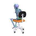 skeletonthinking Discord Emoji