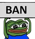 Pepe Ban PepeBan Discord Emoji