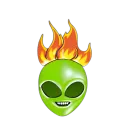alien_head_on_fire