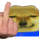 ShibaMiddleFinger Discord emoji