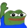 pepe_raisehand Discord Emoji