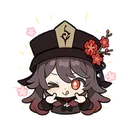 HuTaoSticker Discord Emoji
