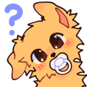 blue_question_dog Discord emoji