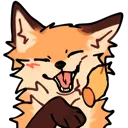 fox_being_pet Discord Emoji