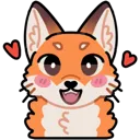fox_hearts Discord Emoji