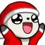 christmasPandaHappy