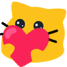 Blob Cat Heart Discord emoji