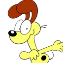 garfieldOdieDab