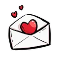 5436heartenvolope