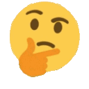 think_look_up_gif Discord Emoji