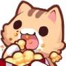 Cat Popcorn cat_popcorn Discord Emoji