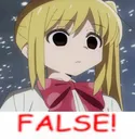 false