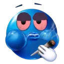 Blue Eat Discord Emoji