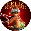 GatoConBotasNavidad