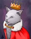 King Cat Discord Emoji