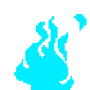 Fire Blue Discord Emoji