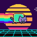 Retro_Nyan_cat Discord Emoji