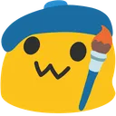 Blob Artist Discord Emoji
