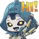 whhashHi Discord emoji