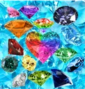 8419_MiltiColoured_Diamonds_Pile Discord Emoji