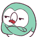 rowlet_pout Discord emoji