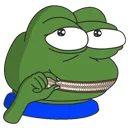 PepeSilenceDiscordRage Discord Emoji