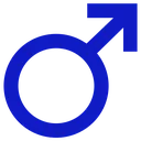 Male_Blue Discord Emoji