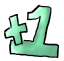 1plus Discord emoji
