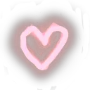 orange_heart_neon Discord Emoji