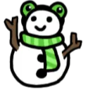 SnowmanFrog Discord Emoji