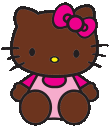 black_hello_kitty Discord Emoji