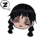 Wednesday_Tired Discord Emoji