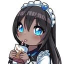 Anime_Maid_Sip Discord Emoji