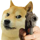 doge_shoot Discord Emoji