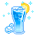 Blue Drink Discord Emoji