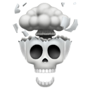 KE_skullexplode Discord emoji