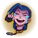 Jinx Laugh Discord Emoji