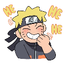Naruto_laugh Discord emoji