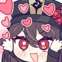 hutaoLoveHearts Discord emoji