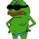 pepe_swim Discord Emoji