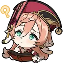 Yanfei_Doubt Discord Emoji