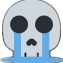 Skullcrying Discord Emoji