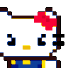 Hello Kitty Wave Discord Emoji