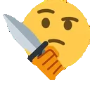 knife_thinking Discord Emoji