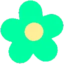 Flower_NeonTeal