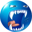 blue_furrygrowl Discord Emoji