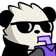 panda_cool_sip Discord emoji