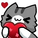 Cat Heart cat_heart Discord Emoji