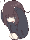 KurumiHeadRub Discord Emoji